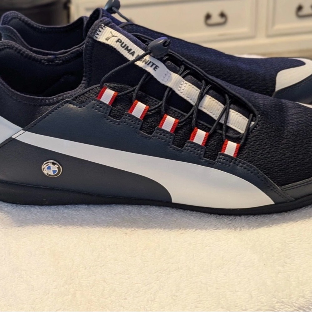 Puma Navy, White & Red BMW Motorsport Trainer